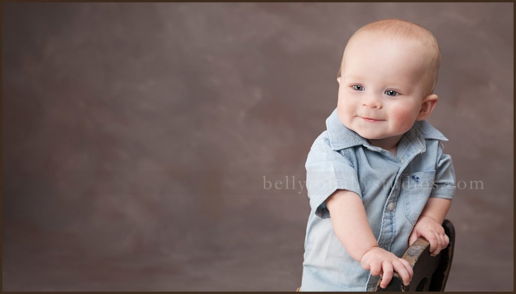 Two to three year old child photographed during a professional studio portrait session Two to three year old child photographed during a professional studio portrait session