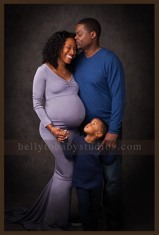 Houston Maternity Photographer Growing family celebrating pregnancy during a Houston maternity photography session